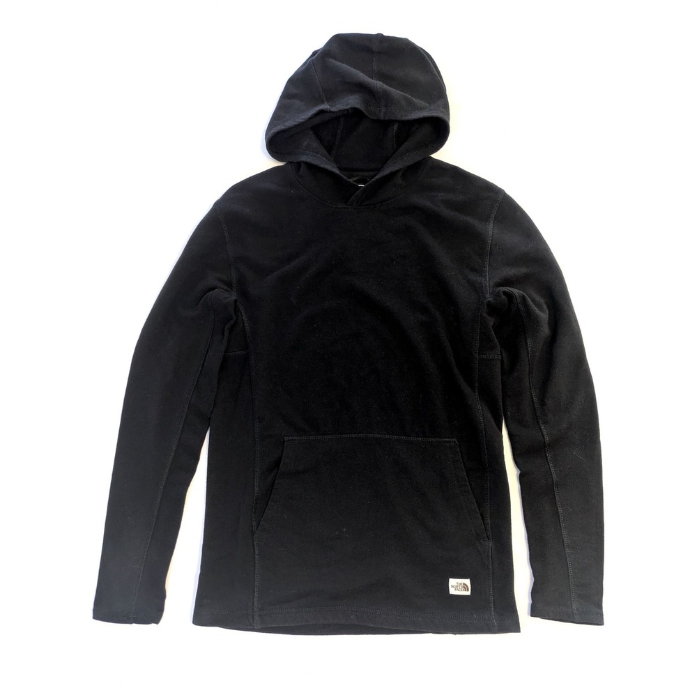 The North Face Mens Black Fleece Pullover Hoodie Sweatshirt Size Small NF0A358L